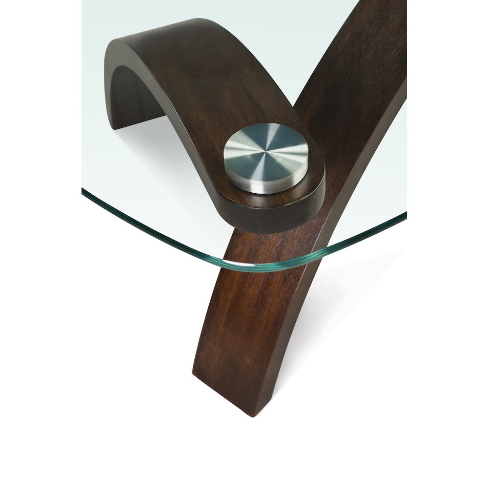 Allure Hazelnut Oval End Table
