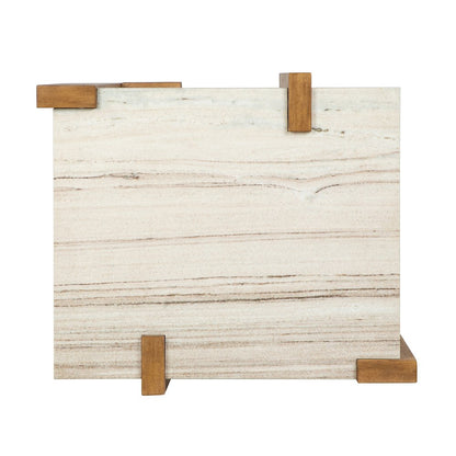 Carrington Honey Wheat Rectangular End Table
