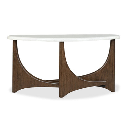 Arwen Turkish Coffee Demilune Sofa Table