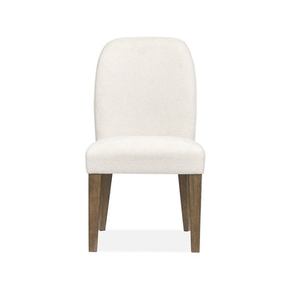 Westbourne Dark Umber Upholstered Host Chair Two Pack