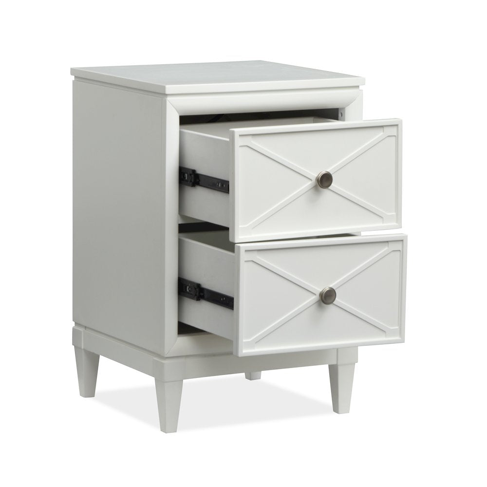 Springhouse Whisper White Drawer Nightstand