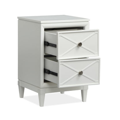 Springhouse Whisper White Drawer Nightstand