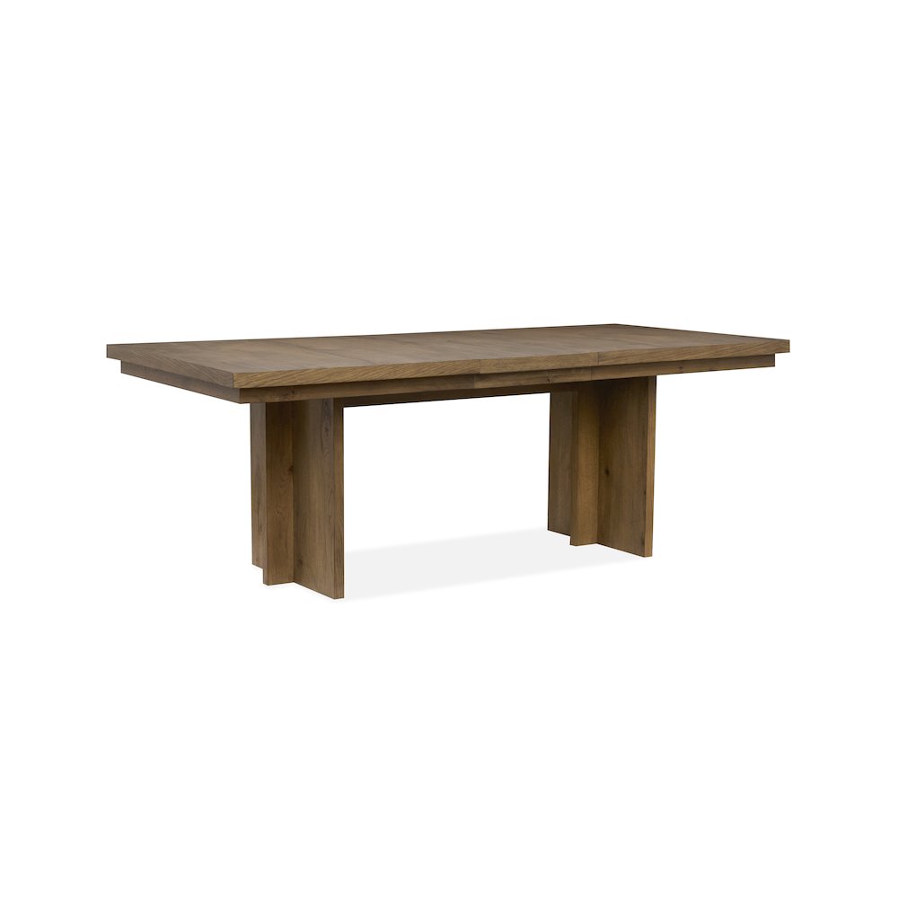 Marcel Harvest Brown Extendable Trestle Dining Table
