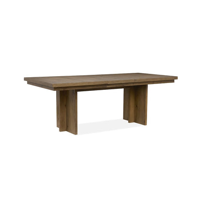 Marcel Harvest Brown Extendable Trestle Dining Table