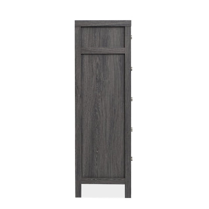 Merrifield Raisin Black Drawer Chest