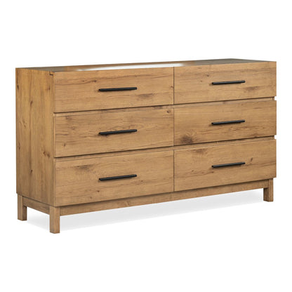 Davenport Rustic Caramel Double Drawer Dresser