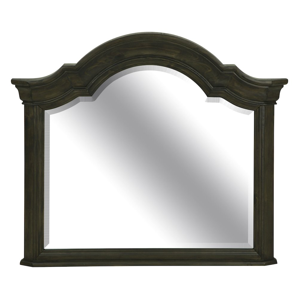Bellamy Peppercorn Drawer Dresser With Shaped Mirror