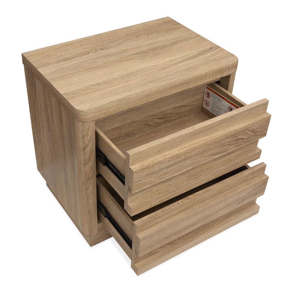 Brentwood Heights Provincial Brown Drawer Nightstand