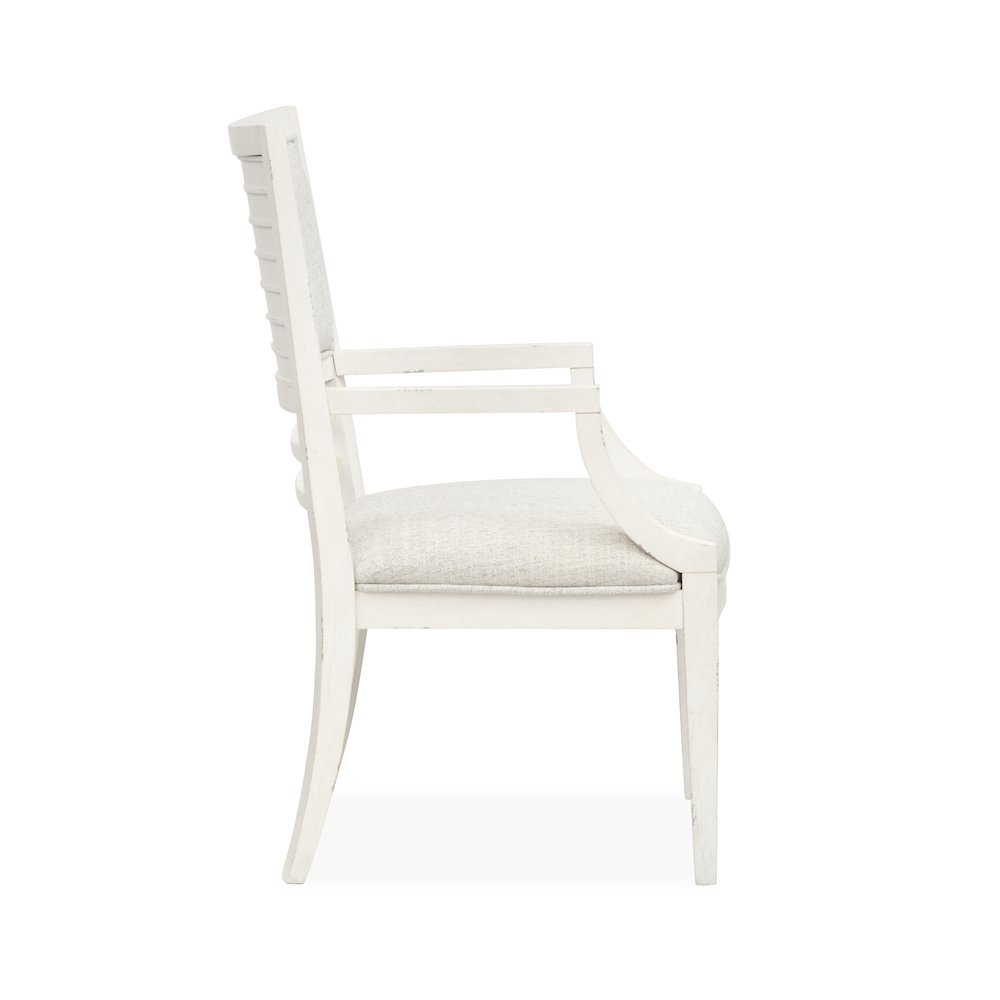 Echo Isles Sea Pearl And Driftwood Upholstered Arm Chair Two Pack