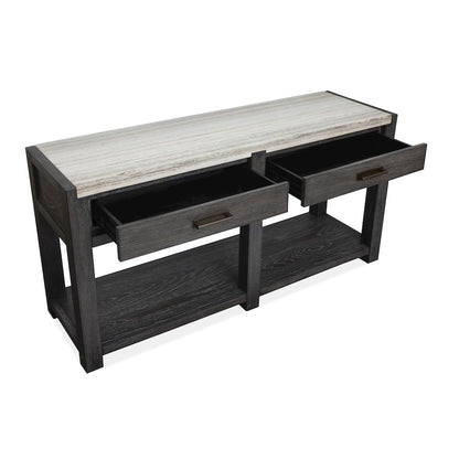 Plum Creek Ravenwood Black Rectangular Sofa Table
