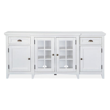 Heron Cove Chalk White 70" Console