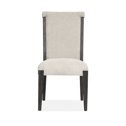 Plum Creek Ravenwood Black Upholstered Side Chair Two Pack