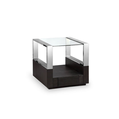 Revere Graphite Rectangular End Table