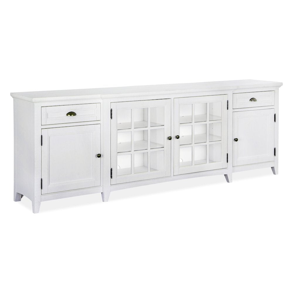 Heron Cove Chalk White 90" Console
