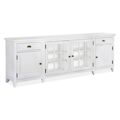 Heron Cove Chalk White 90" Console