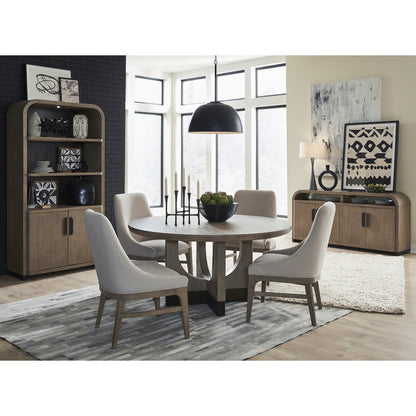 Tristan Swiss Coffee 60" Round Dining Table