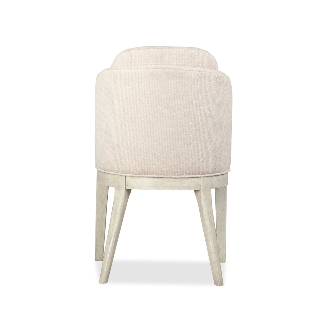 Lorelei Misty Cloud Upholstered Host Chair Two Pack