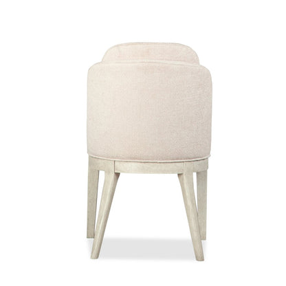 Lorelei Misty Cloud Upholstered Host Chair Two Pack