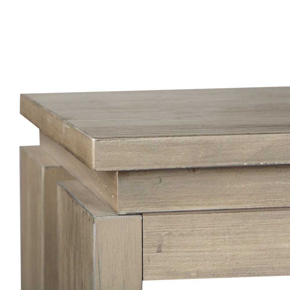 Conrad Stone Harbor Grey Rectangular Sofa Table