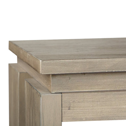 Conrad Stone Harbor Grey Rectangular Sofa Table