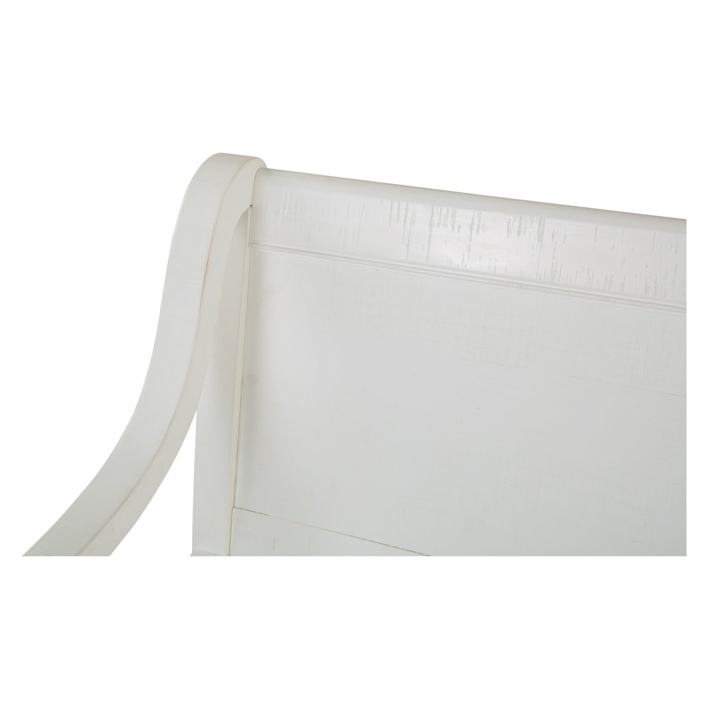 Heron Cove Chalk White And Dovetail Grey Bench