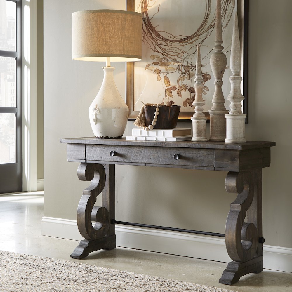 Bellamy Peppercorn Rectangular Sofa Table