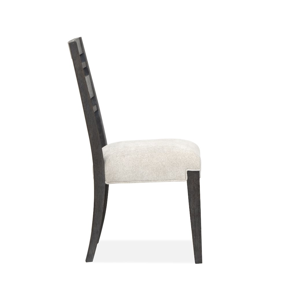 Plum Creek Ravenwood Black Upholstered Side Chair Two Pack