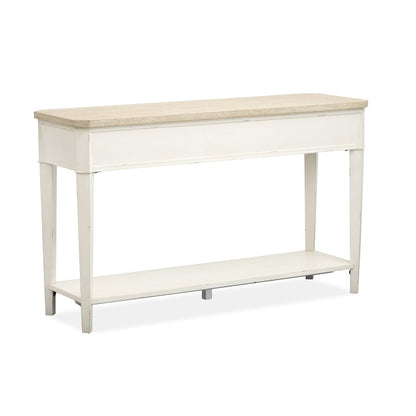 Echo Isles Sea Pearl And Driftwood Rectangular Sofa Table