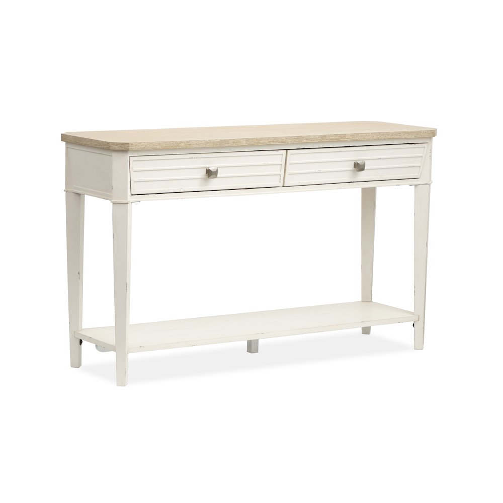 Echo Isles Sea Pearl And Driftwood Rectangular Sofa Table