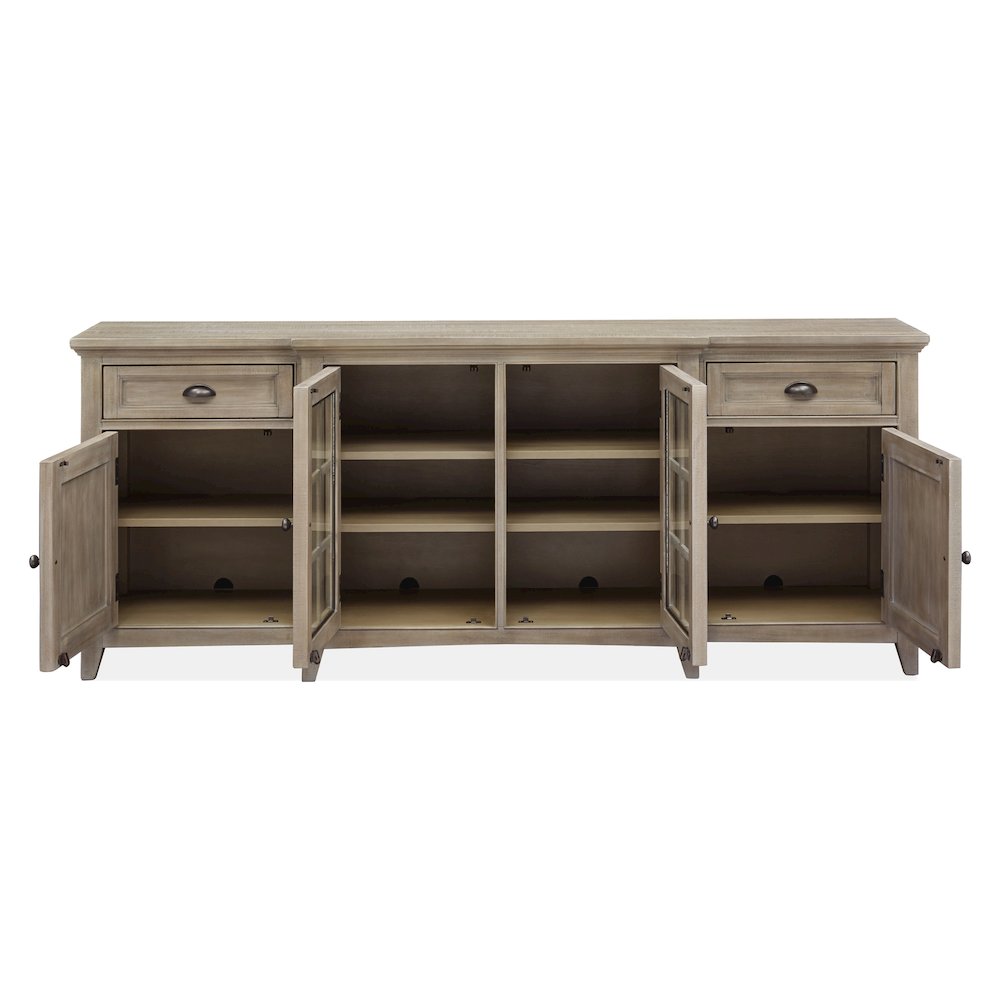 Paxton Place Dovetail Grey 80" Console