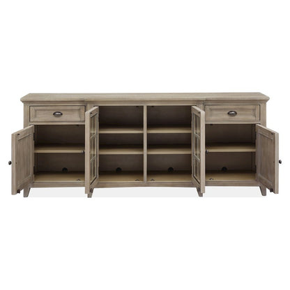 Paxton Place Dovetail Grey 80" Console