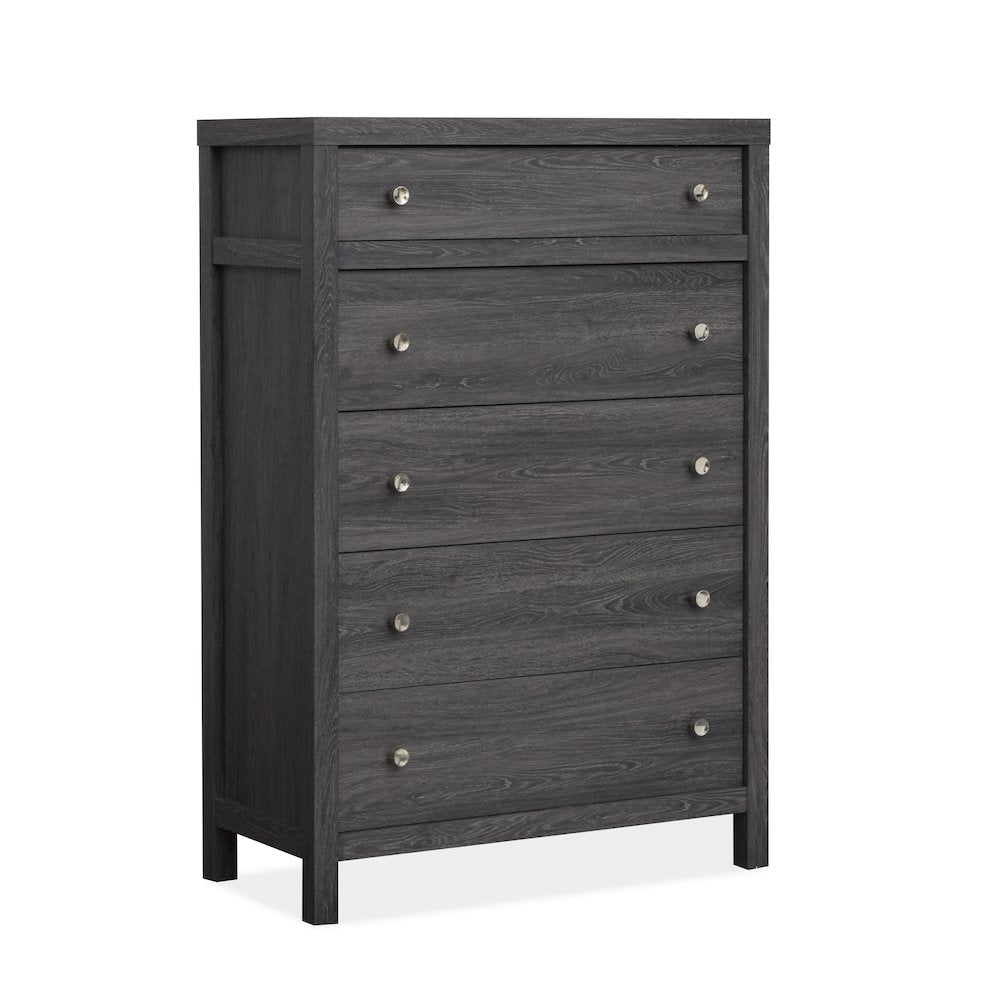 Merrifield Raisin Black Drawer Chest