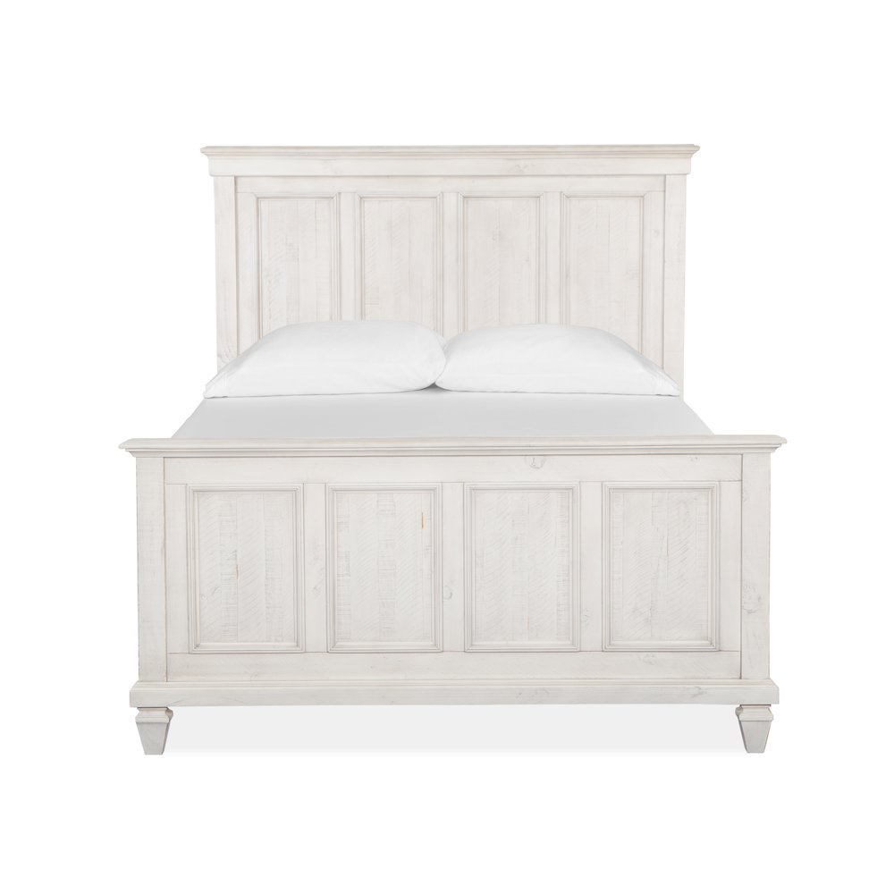 Newport Alabaster Queen Panel Bed