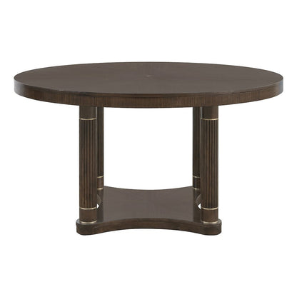 Pulaski Asher Park Piano Brown Round Dining Table