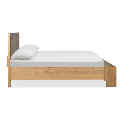 Davenport Rustic Caramel Queen Panel Storage Bed