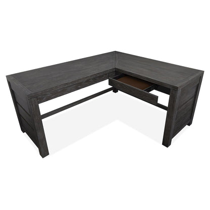 Plum Creek Ravenwood Black L-Desk