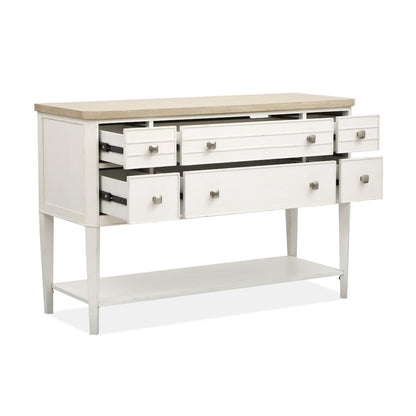 Echo Isles Sea Pearl And Driftwood Sideboard