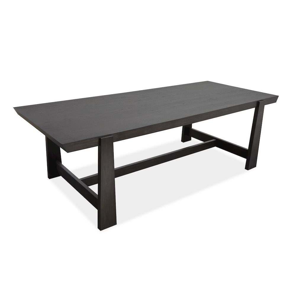 Tauren Coffee Bean Trestle Dining Table