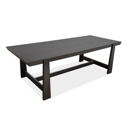 Tauren Coffee Bean Trestle Dining Table