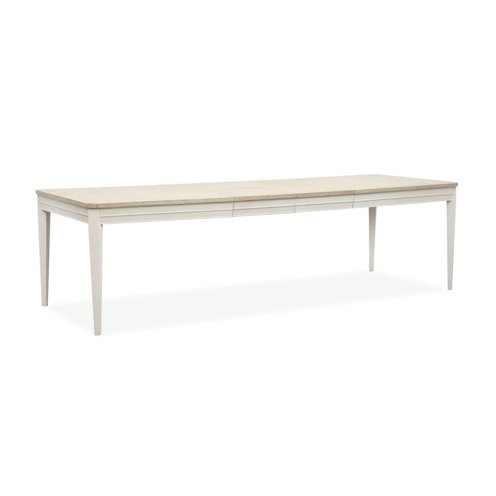 Echo Isles Sea Pearl And Driftwood Extendable Rectangular Dining Table