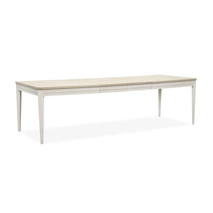 Echo Isles Sea Pearl And Driftwood Extendable Rectangular Dining Table
