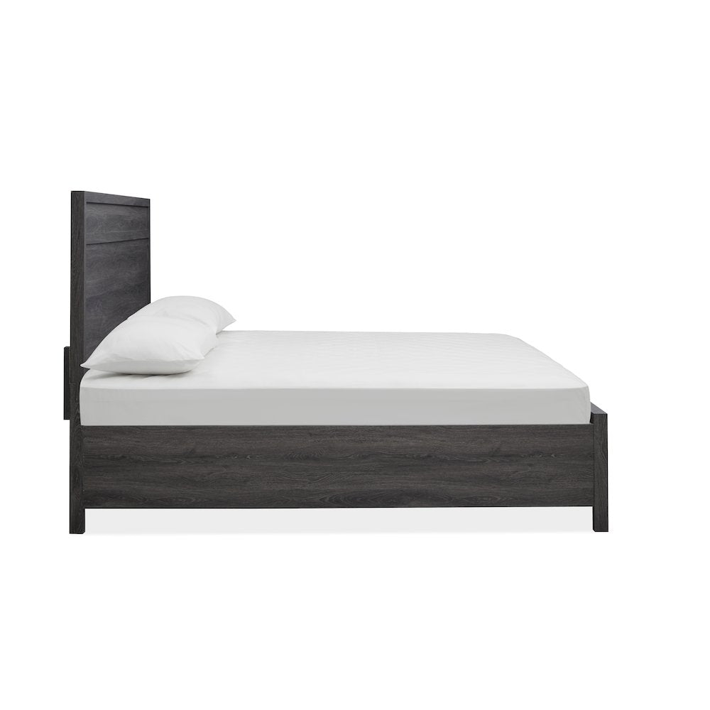 Merrifield Raisin Black Queen Panel Storage Bed