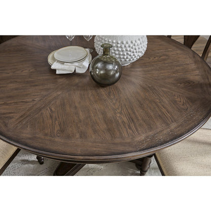 Pulaski Saddle Creek Timber Brown Round Dining Table