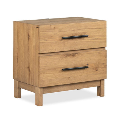 Davenport Rustic Caramel Drawer Nightstand