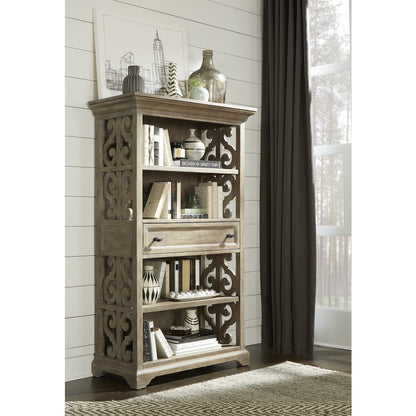 Tinley Park Dove Tail Grey Bookcase