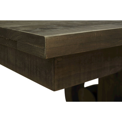 Bellamy Peppercorn Extendable Rectangular Dining Table