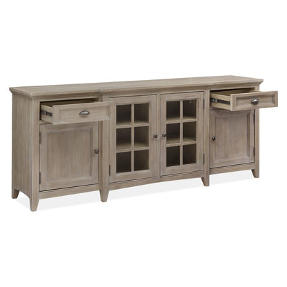 Paxton Place Dovetail Grey 80" Console