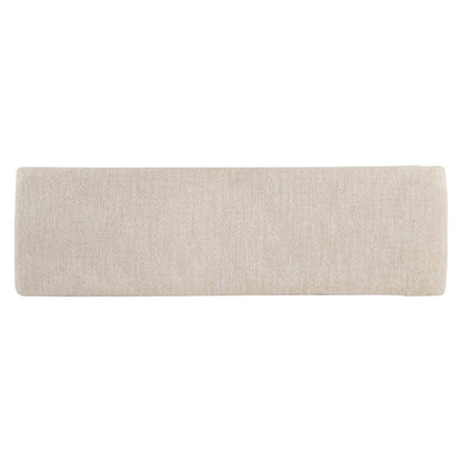 Heron Cove Chalk White And Dovetail Grey Upholstered Bench