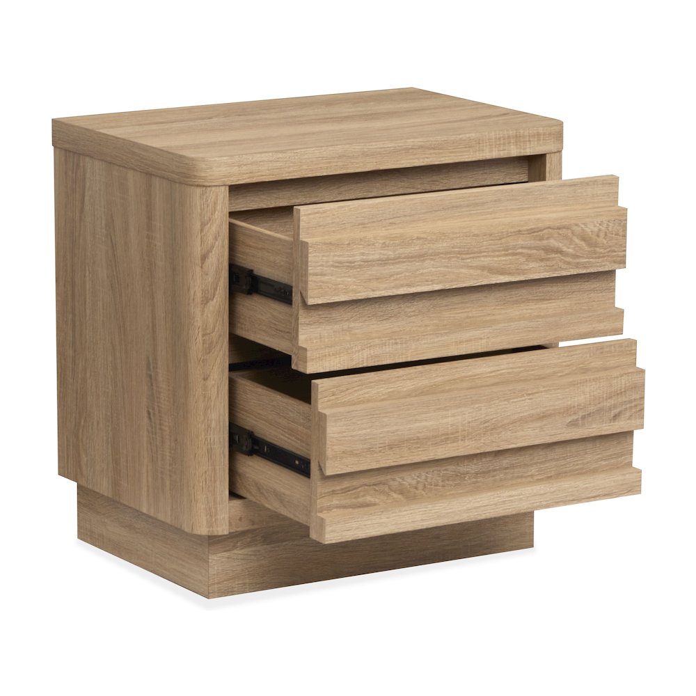 Brentwood Heights Provincial Brown Drawer Nightstand