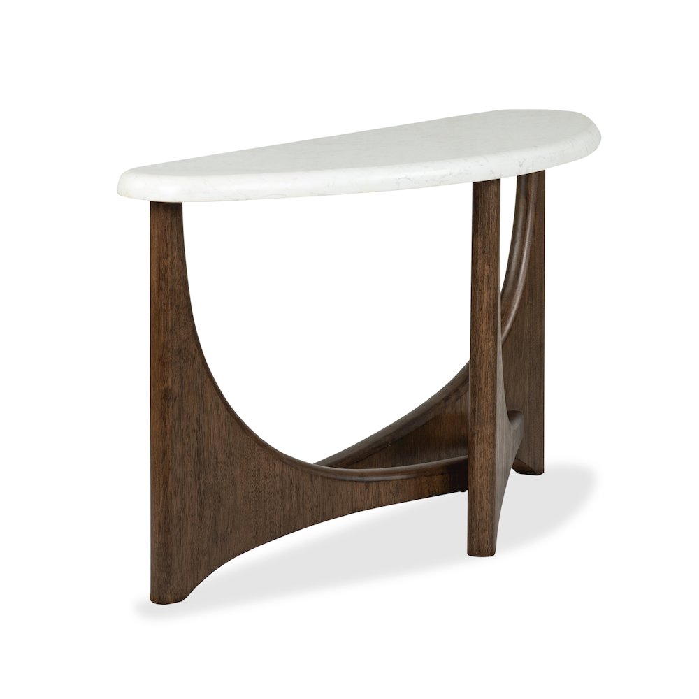 Arwen Turkish Coffee Demilune Sofa Table